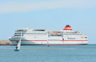 Trasmediterraneaにて楽しい旅を送ることが出来るでしょう。